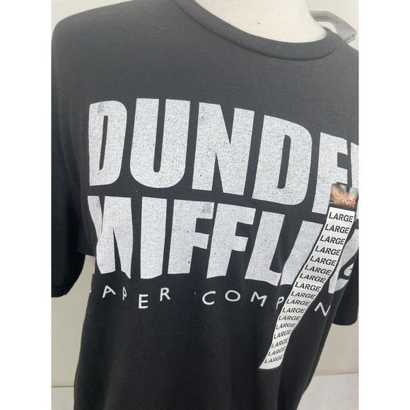 Dunder Mifflin T-Shirt Large Scranton Paper Company The Office Jim Pam Dwight - Picture 2 of 6